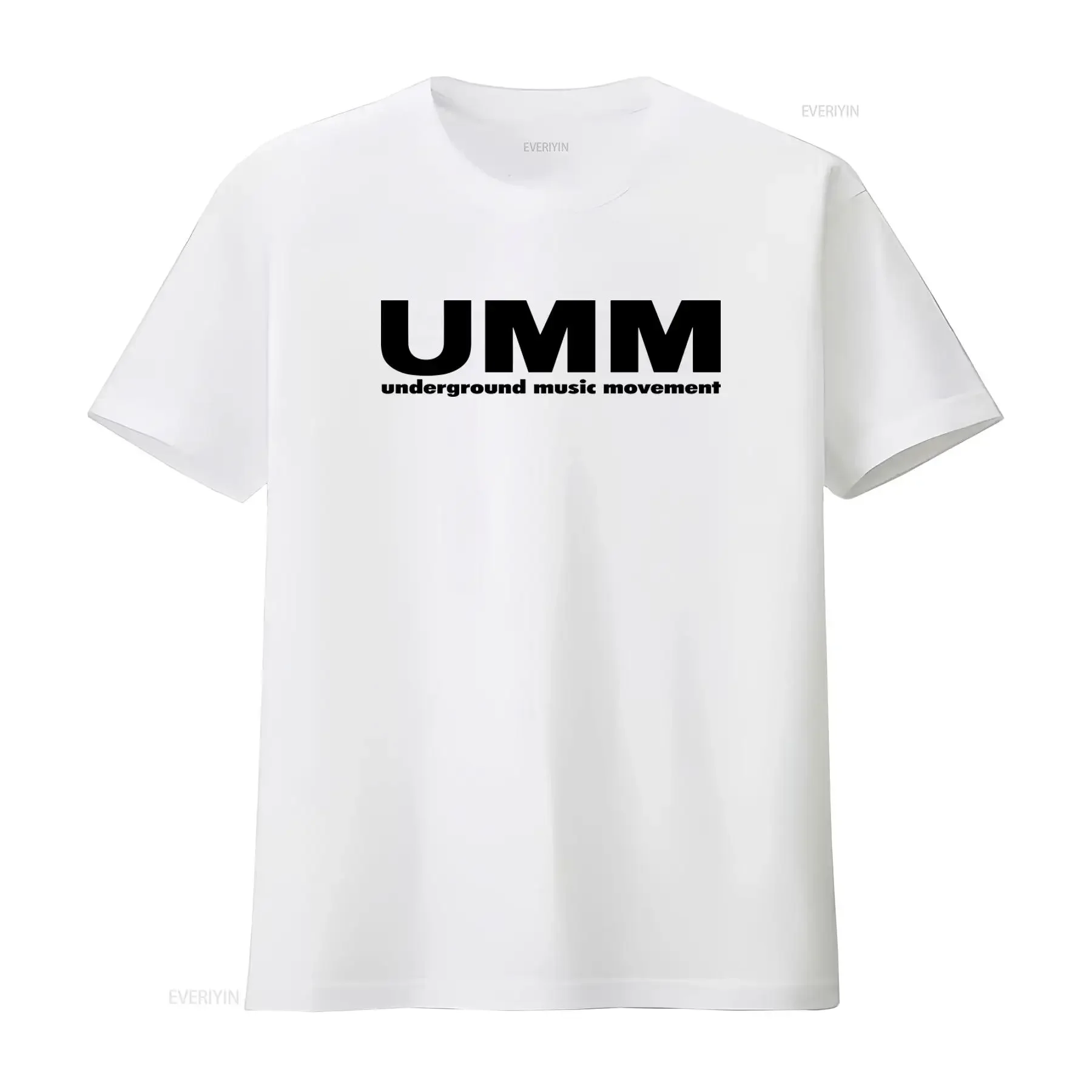 Vintage 90s UMM Records Italian House T Shirt Small Size Rave Techno Promo Design vintage Washed Breathable Casual Stylish