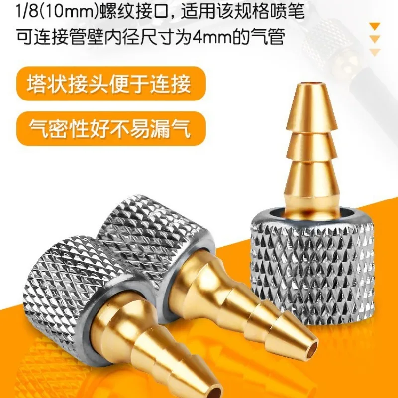 Airbrush Quick Disconnect Fitting Air Inlet Connector Gundam Military Model Painting Accessory
