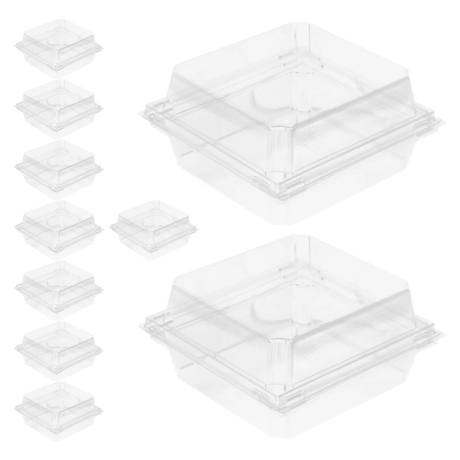 

50Pcs Small Cake Boxes Compact Package Mousse Holders Chocolate Candy Case Dessert Containers Bridal Shower Favor