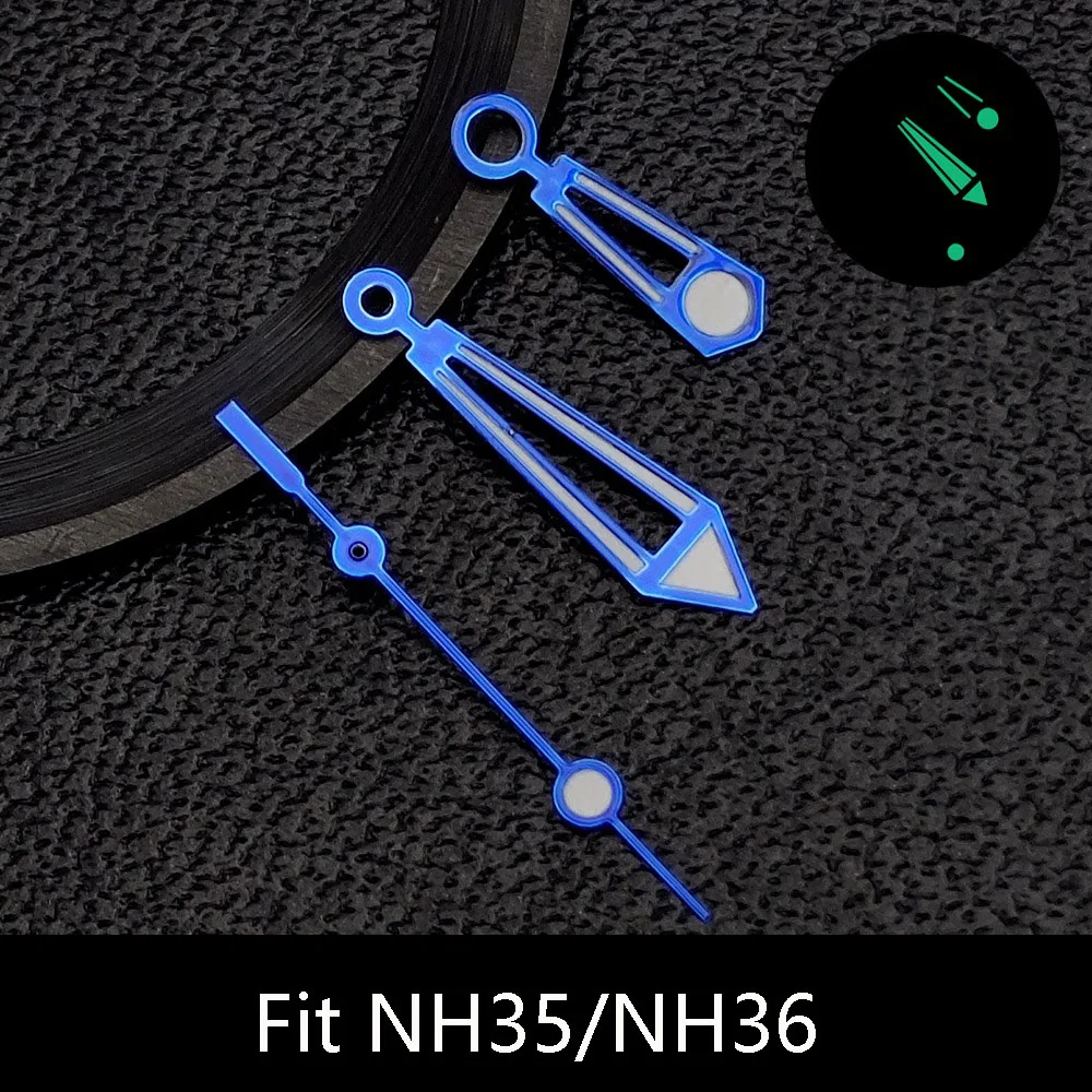 発光 NH35 針矢印時計の針 nh35 ダイバーメルセデス主義針 NH35/NH36/NH38/NH70 自動運動時計アクセサリー