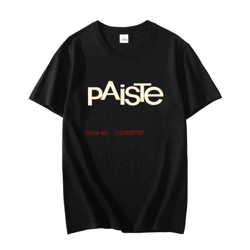 Summer Cotton T-shirt Paiste Cymbals Sounds Gongs Music Unisex Fashion graphic t shirts short sleeve t-shirts Men\'s clothing