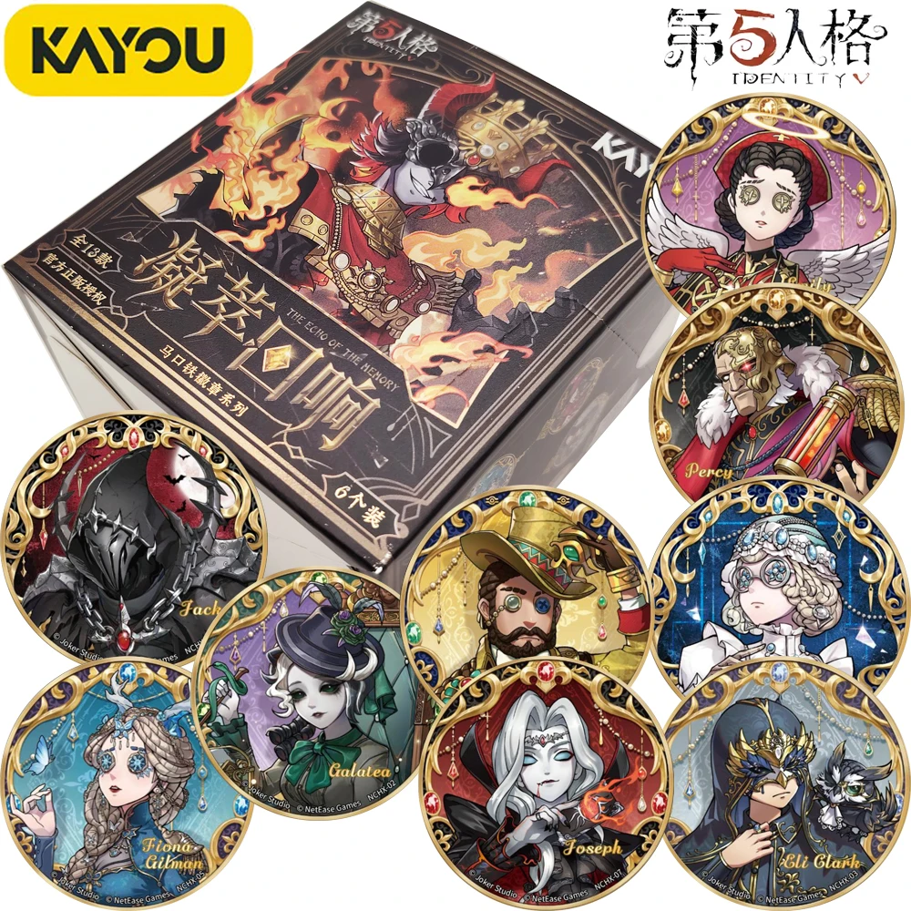 

KAYOU Original Identity V Game Peripheral Round Badge Popular Character Unique Design Brooches for Backpack Accessories Gifts