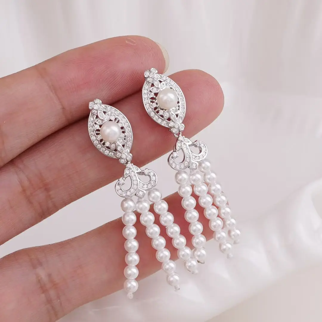 

Серьги из стерлингового серебра 925 пробы, базовые крепления, крепления для ювелирных изделий, аксессуары для жемчуга 3-4 мм, 3 пары/лот