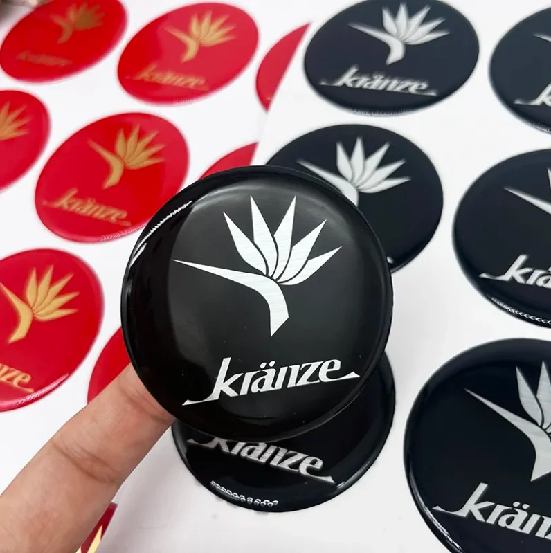 

Customized self-adhesive 3D dome epoxy sticker, waterproof and durable sticker craft, transparent resin label