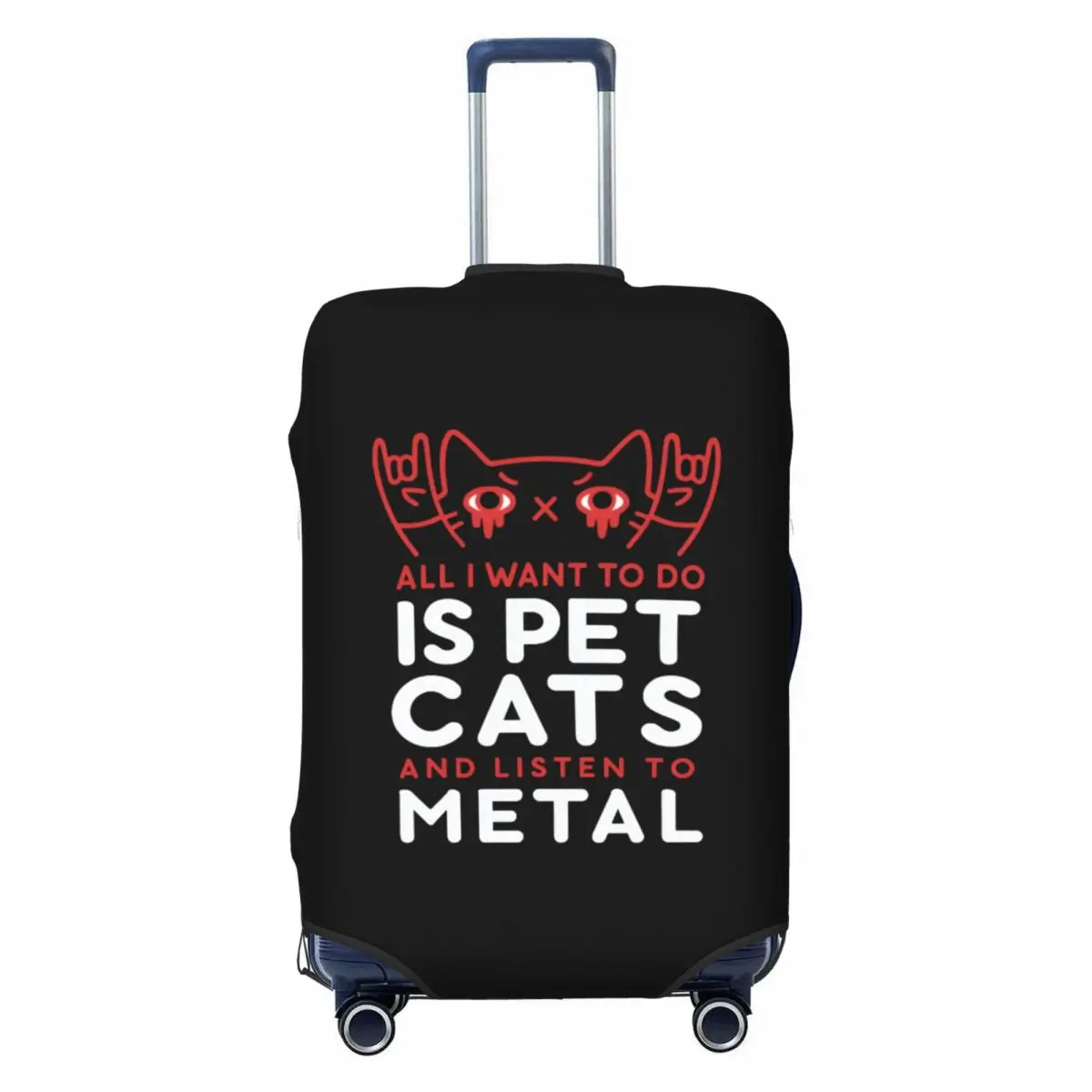 

Изготовленная на заказ все, что я хочу сделать, это домашние кошки и слушайте металлическую защитную крышку для багажа, модную защитную крышку для дорожного чемодана