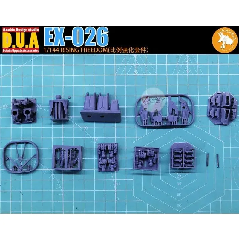 ANUBIS 3D-Druck Harz Teile EX-026 für 1/144 Rising Freedom Montage Modellbau Werkzeuge Hobby DIY Zubehör für Gundam