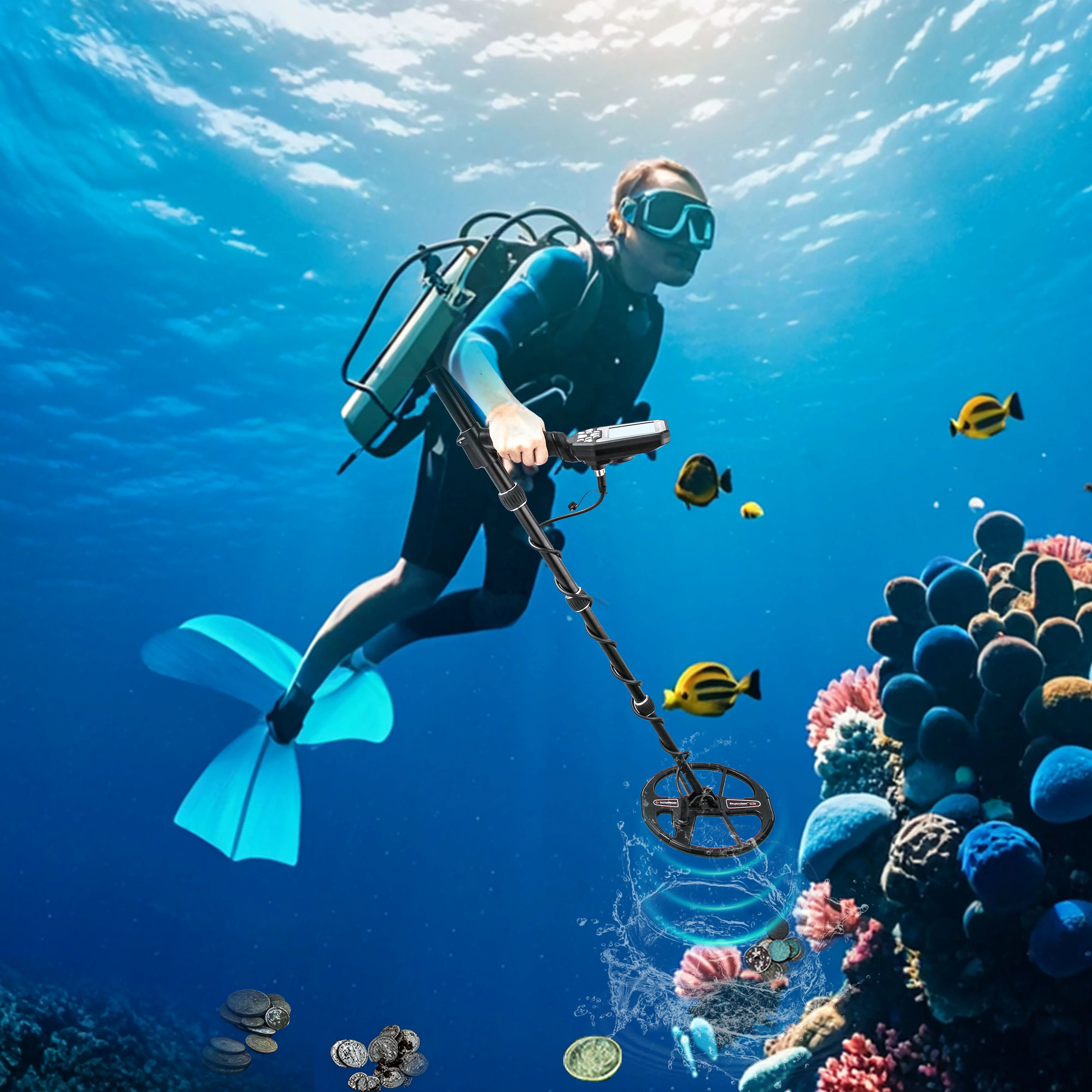 Long Range Gold Detector Professional Via Gold Metal Detector S31 Fully Waterproof High Sensitivity Gold Detection Machine