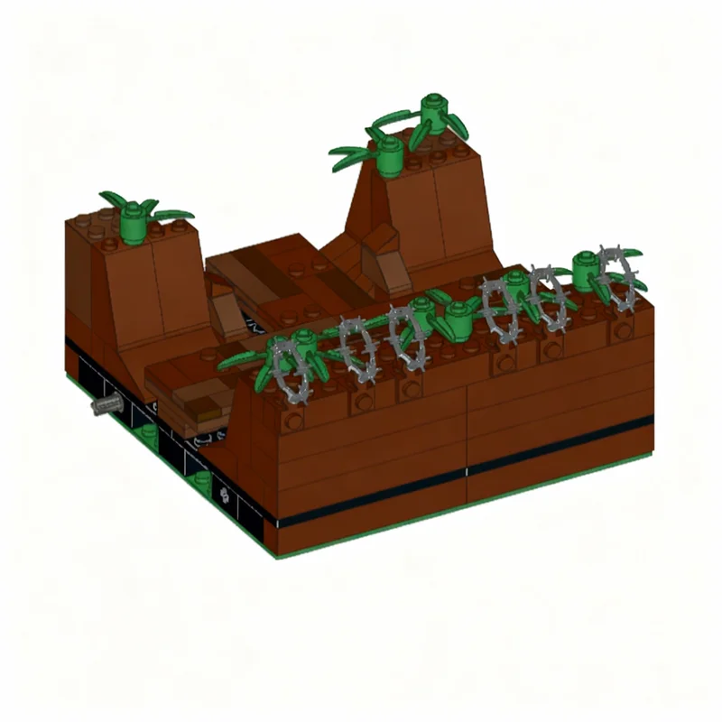 159pcs MOC Trench Cross Section Model Building Blocks Architecture Toys Christmas Gifts Assemble Birthday Idea Education Kids