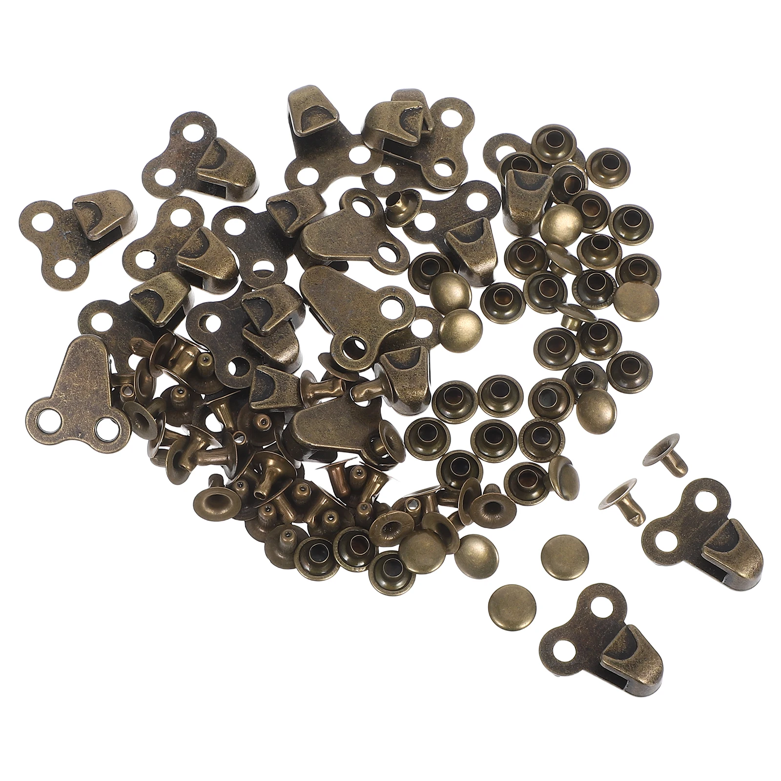 

20 Pcs Repair Rivets Sturdy Alloy Boot Design Shoe Repair Rivets Decorative Buckles Hiking Lace Hooks Eyelets Pins Sneakers
