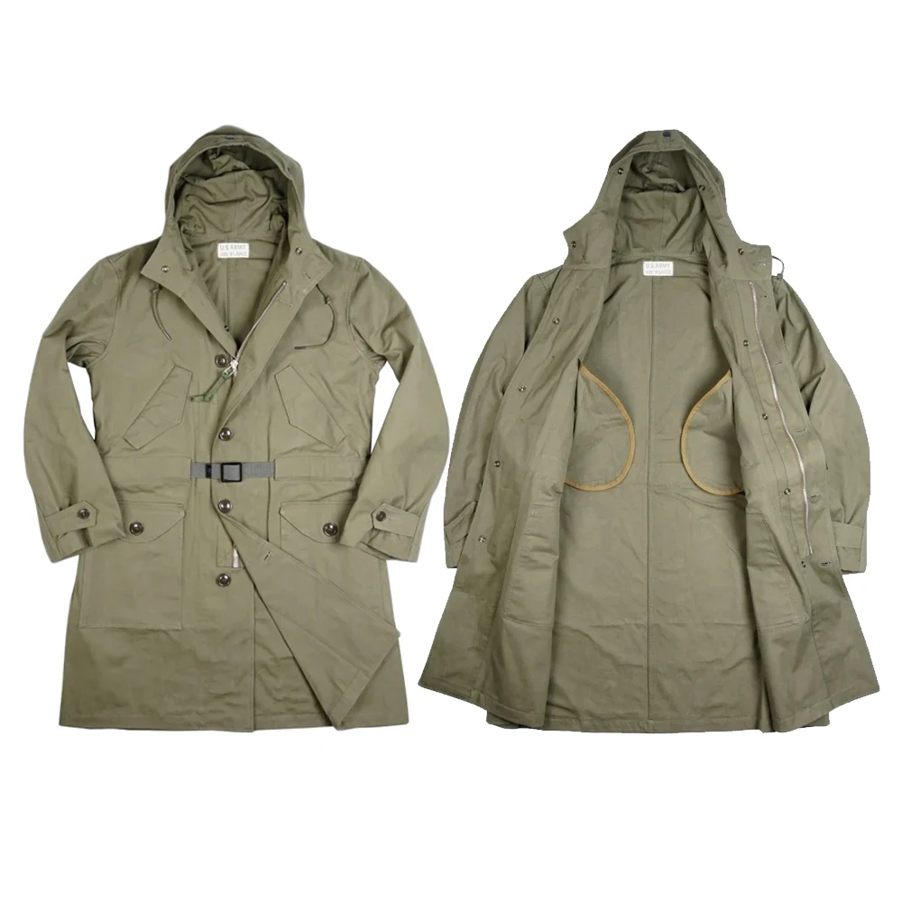 

WW2 M47 Jacket Outdoor Windproof American Soldier Jacket Copy Original Training US M47 Jacket