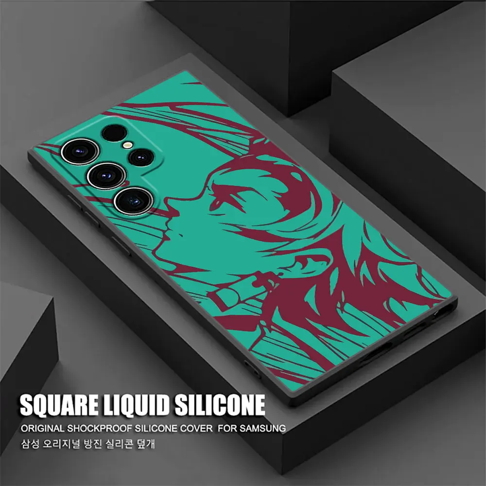 Demon-Slayer Anime Phone Case For Samsung Galaxy S24 Ultra Case S23 S21 S20 FE S22 9 S24 Plus 5G Note 20 Ultra 10 Silicone Cover image 6