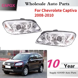 CAPQX 6 pin 1Pair For Chevrolete Captiva 2008 2009 2010 Front Bumper Headlight Headlamp Head Light Lamp Assembly