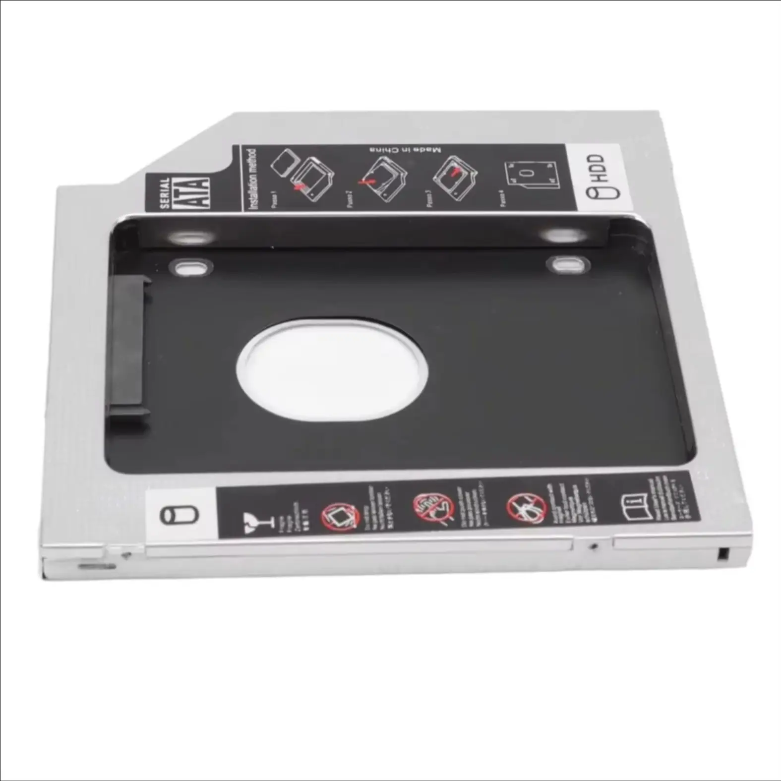 2nd Secondary 2.5 Hard Drive Optical bay Caddy Bracket for Dell 3300 1340 M4600 M6400 M6500 M6600 PowerEdge R620 R630 R420 R430
