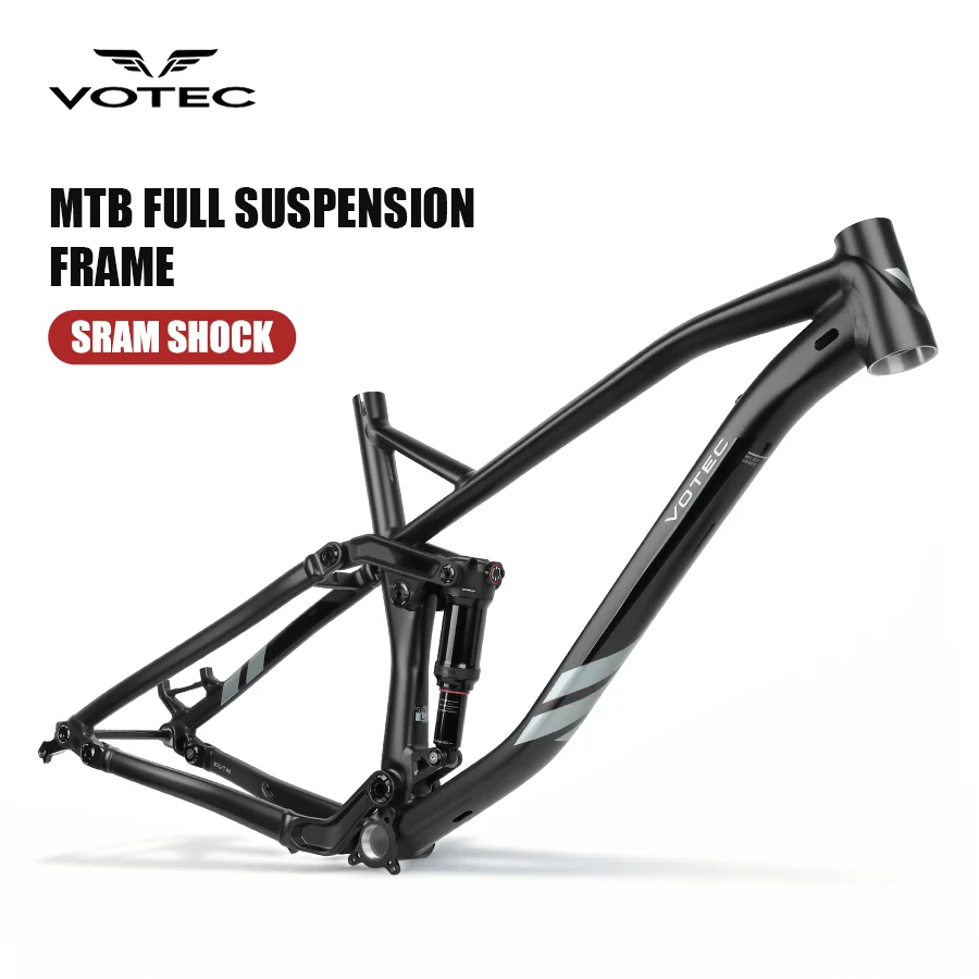 

VOTEC 2019 VMS MTB AM All-Mountain Frame 27.5er Disc Brake Compatibility 44-55mm Head Tube Bicycle 12x148mm Aluminum Alloy Frame