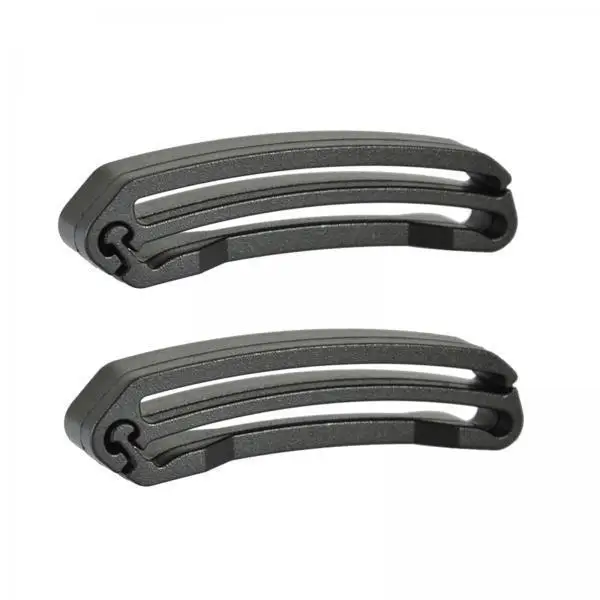 Webbing Ending Clip PP Material Strap Management Stopper Adjustable Buckle for Outdoor Backpack Belt Luggage Use