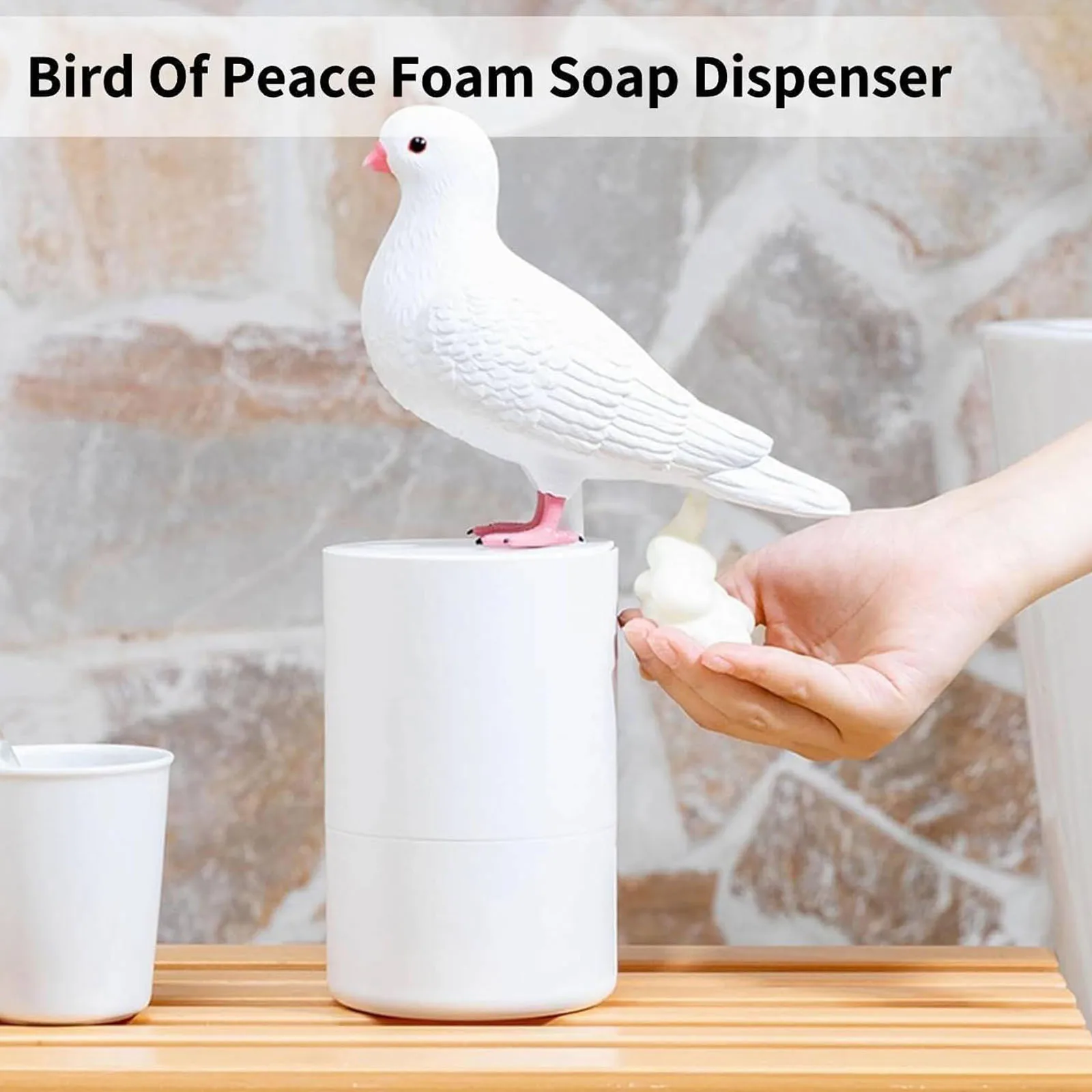 

Pigeon Shape Soap Dispenser Hand Washing Tool Automatic Foam Hand Washer Touchless Automatic Sensing Hygienic Foam Dispenser