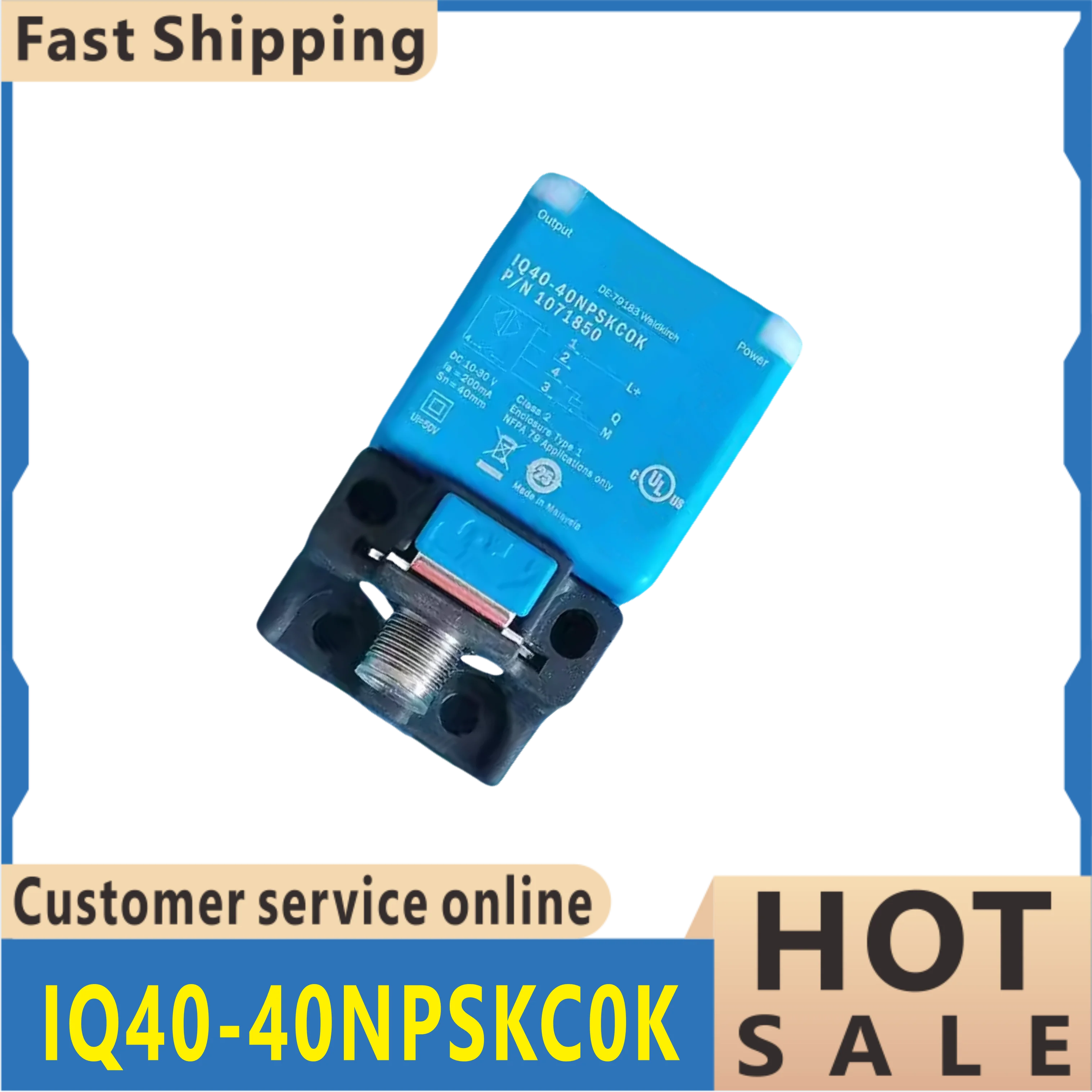 

Original new IQ40-40NPSKC0K proximity switch sensor