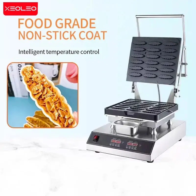 

XEOLEO Commercial Boat Shape Egg Tart Maker Machine 3200W Boat Shape Egg Shell Tartlet Machine Egg Tart Press Equipment