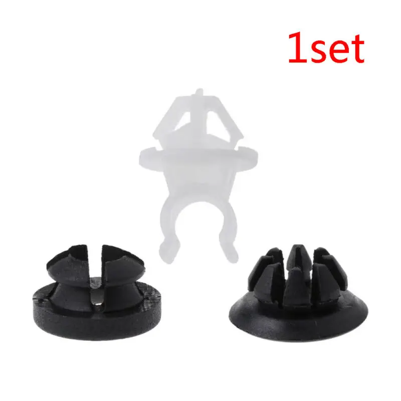Kits Clip Replacement Rod Holder Black+White Car&Truck Parts Exterior For Honda Accord for prelude Hood Support Prop