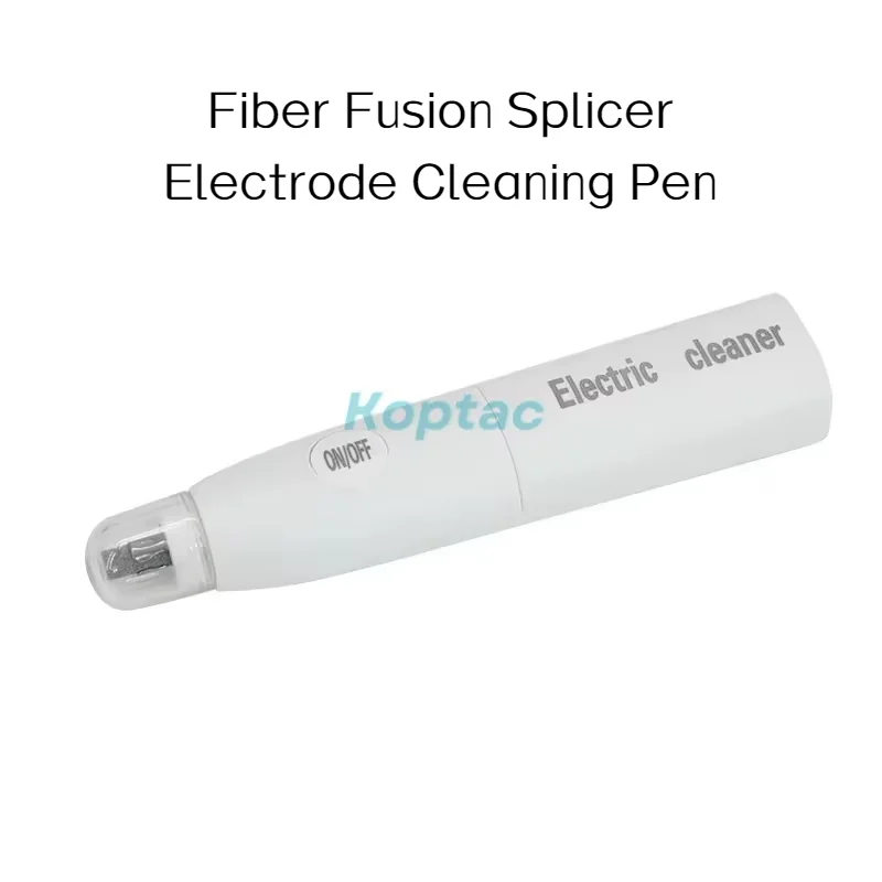 Electric Optical Fiber Fusion Splicer Electrode Cleaning Pen With 6 Pcs Grinding Head Cleaner FTTH