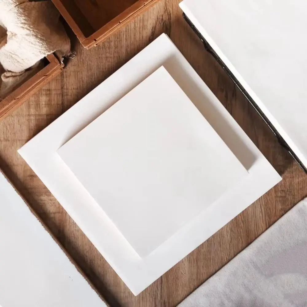 

200Pcs Heat-resistant Baking Paper Non-stick White Oil-proof Paper Non-toxic Thickened Parchment Paper Bread Making