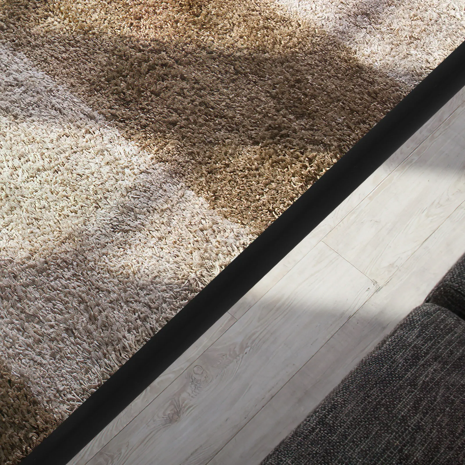 

1 Roll Pvc Floor Transition Strip 10M Self Adhesive For Carpet To Tile Uneven Floors Waterproof Wear Resistant Easy Install