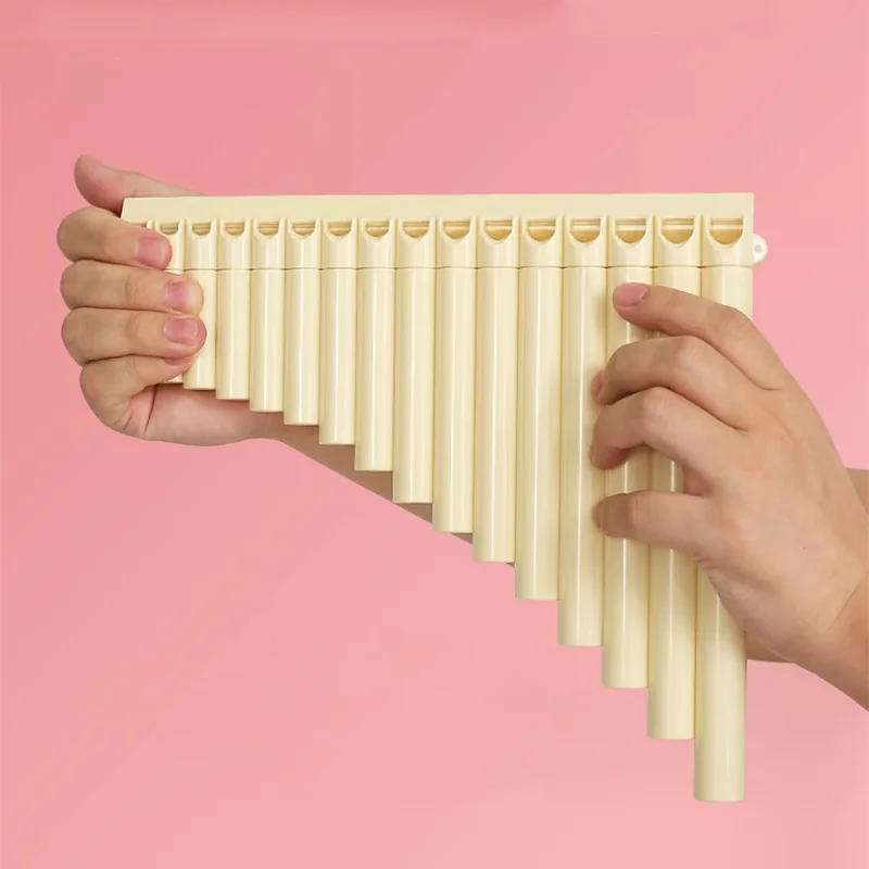 Pan Flute 18 Pipes Pan Pipe Instrument Key of C For Student Beginners With Carrying Bag User Manual Musical Instrument