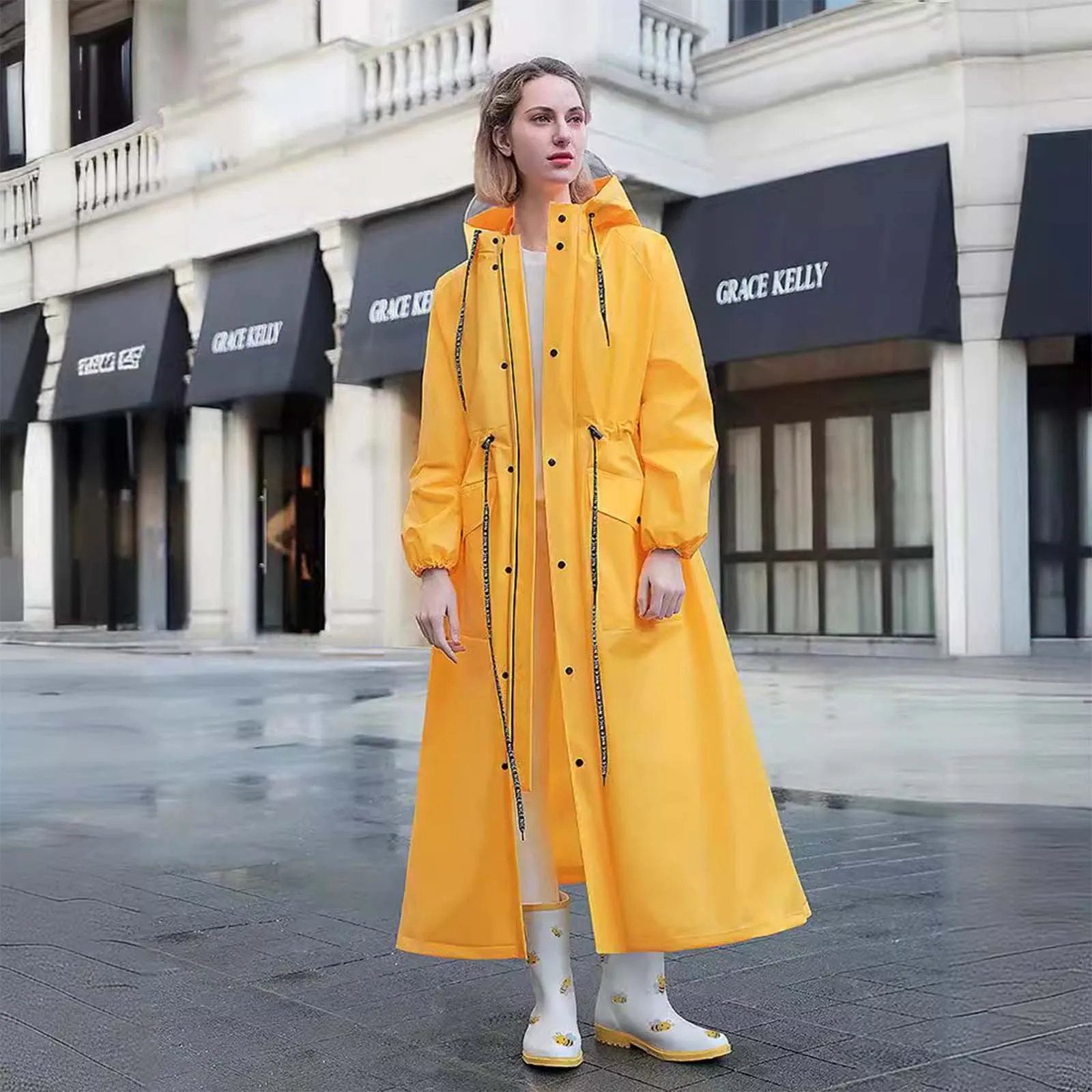 Imperméable à capuche imperméable pour adultes, poncho de randonnée en plein air, vêtements de pluie, long, tourisme, vélo, marche