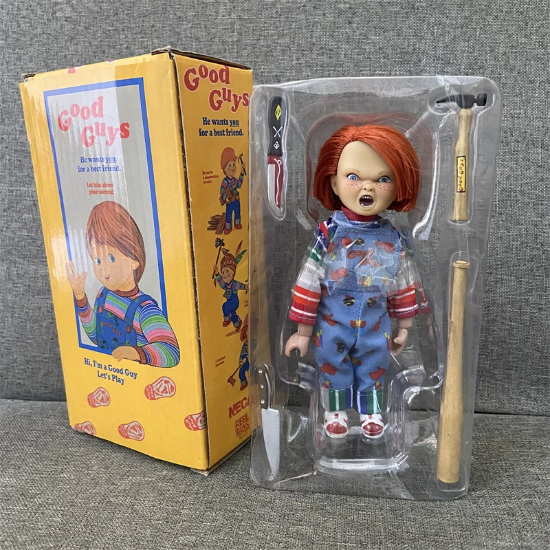 NECA Ghost Doll Revival Chucky Doll Chucky Figure Luxury Edition Terror Ghost Handmade Model Child's Play McFarlane Toys Gifts