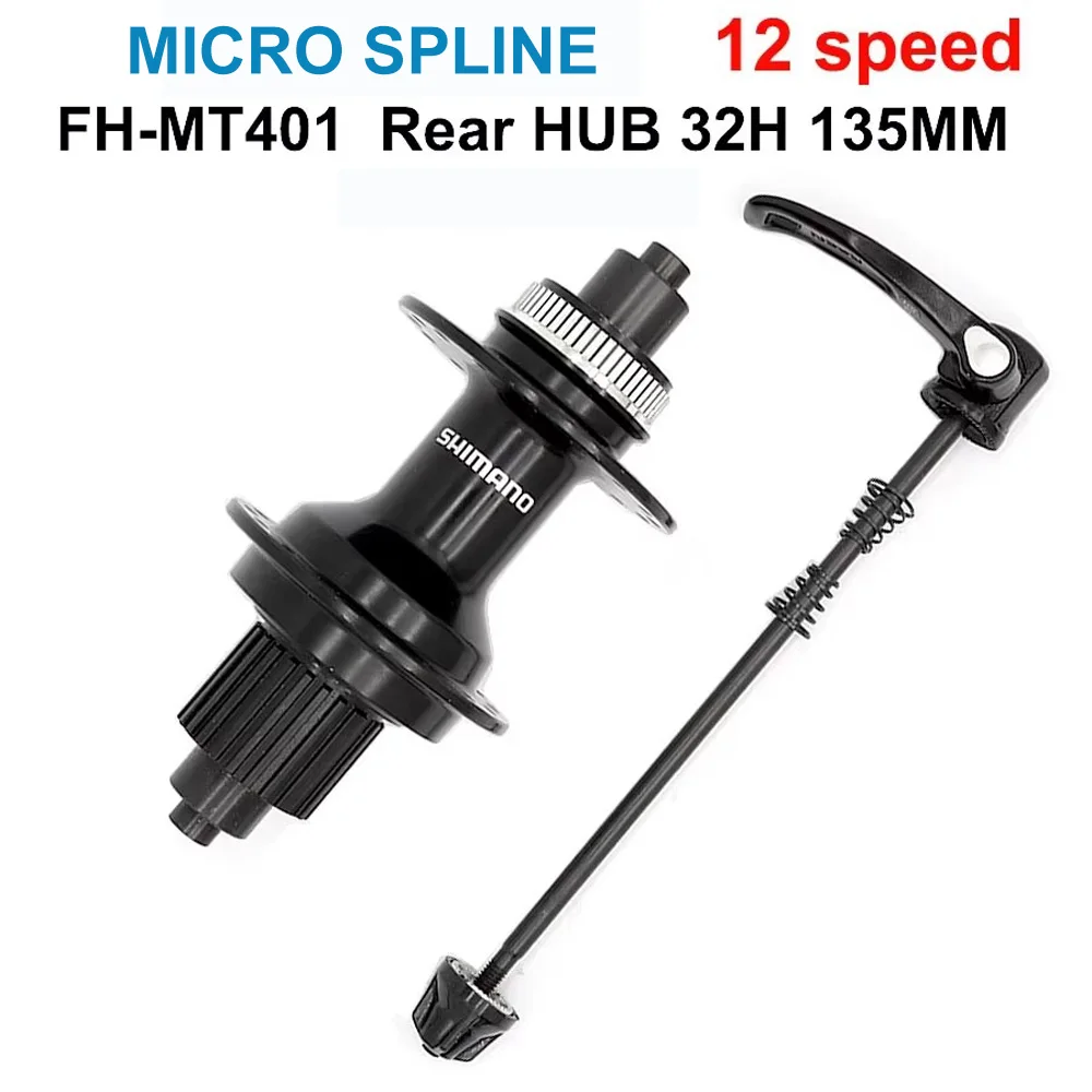 

DEORE MT500 MT401 FH HUB Shimano 12s Micro Spline Hub 32H Center Lock 135 мм Hub MTB Bike 12-скоростной CS M6100 M7100 M8100