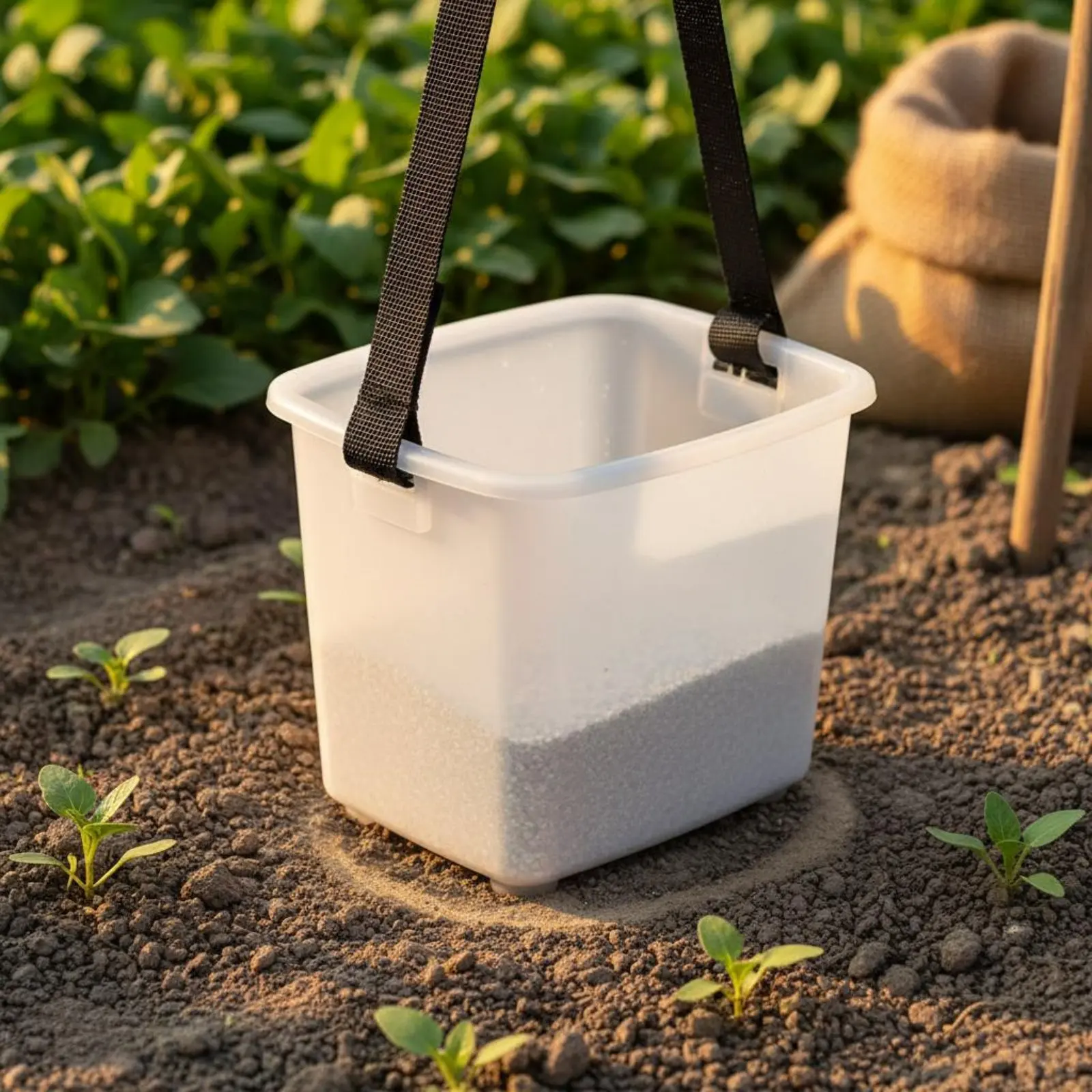 

Fruit Picking Container Lightweight Hanging Harvest Container Farm Tool Shoulder Strap Easy Carry for Farmers