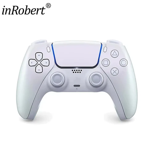 Imagen 1 del producto Reemplazo para PS5 funda carcasa de controlador blanco perla BDM-010/020/030/040/050 cubierta de panel táctil frontal trasera botones de tapa 3D