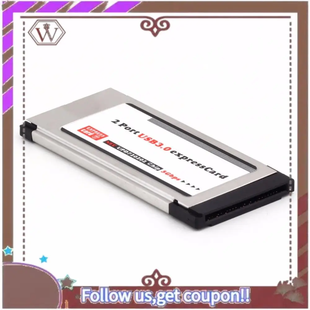 Новейший адаптер PCI Express на USB 3.0 с двумя портами PCI-E, преобразователь карты Express для ноутбука