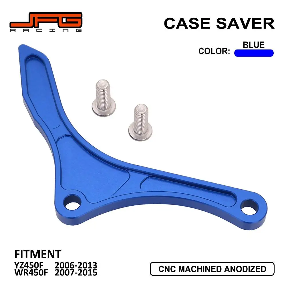 Motorcycles Aluminum CNC Engine Case Saver Guard For Yamaha YZ450F YZF450 YZF 2006-2013 WRF WR450F WRF450 2007-2013 Dirt Moto