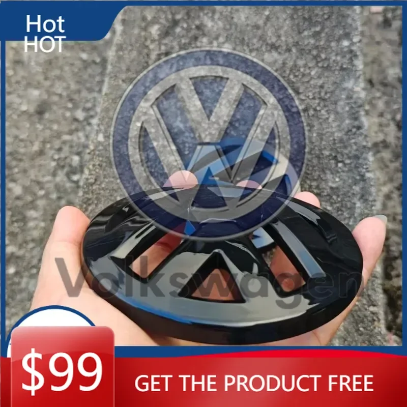 

Наклейки на штоки клапанов для Volkswagen VW, 2 шт., наклейки на переднюю решетку/заднюю эмблему автомобиля, наклейки-логотипы на крышку для Touareg 2