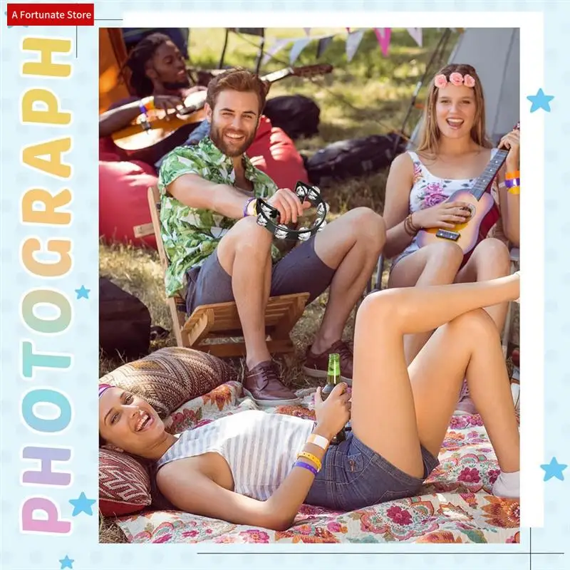 

6 Pcs Tambourines, Hand Held Half Moon Tambourine With Rhythm Sticks Egg Shakers Musical Percussion Instrument Set-A78G