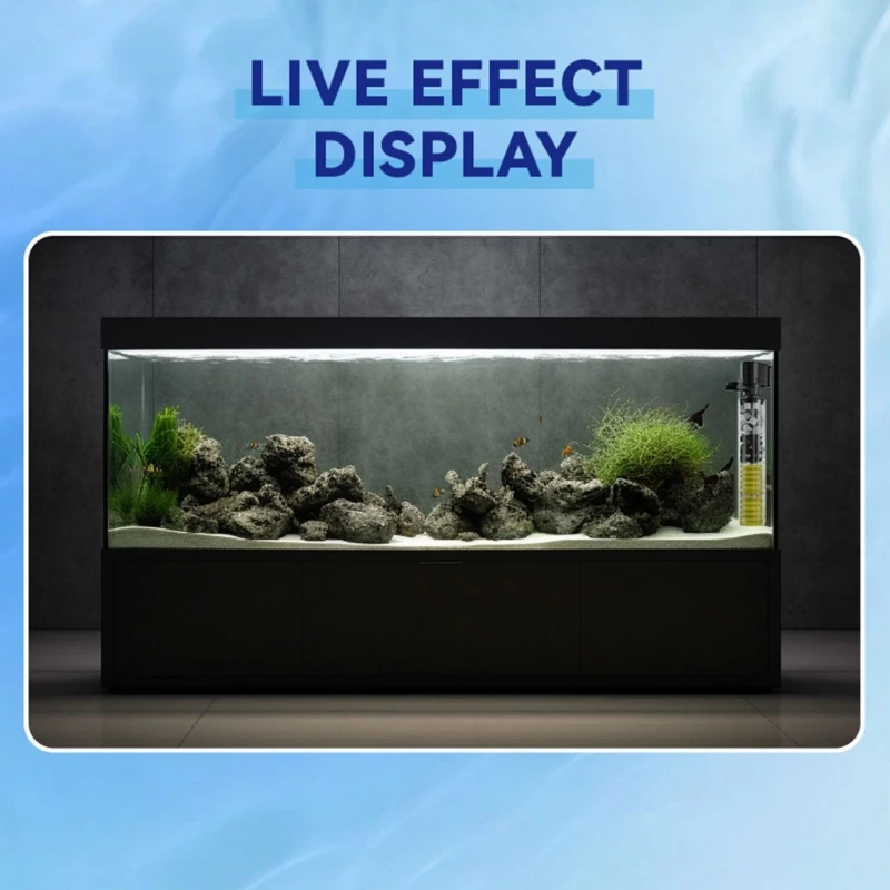 Low Noise Aquarium for Filtration System for Quiet Filter in Fish Tanks Filtration Low Noise for Freshwater Setups K92A