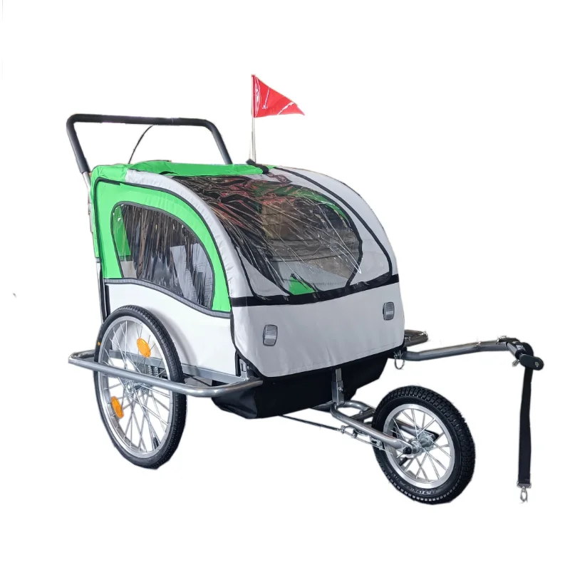 2022 Hot sale pet trailer 2 in 1 pet trailer stroller for dogs outdoor bicycle pet trailer with high quality