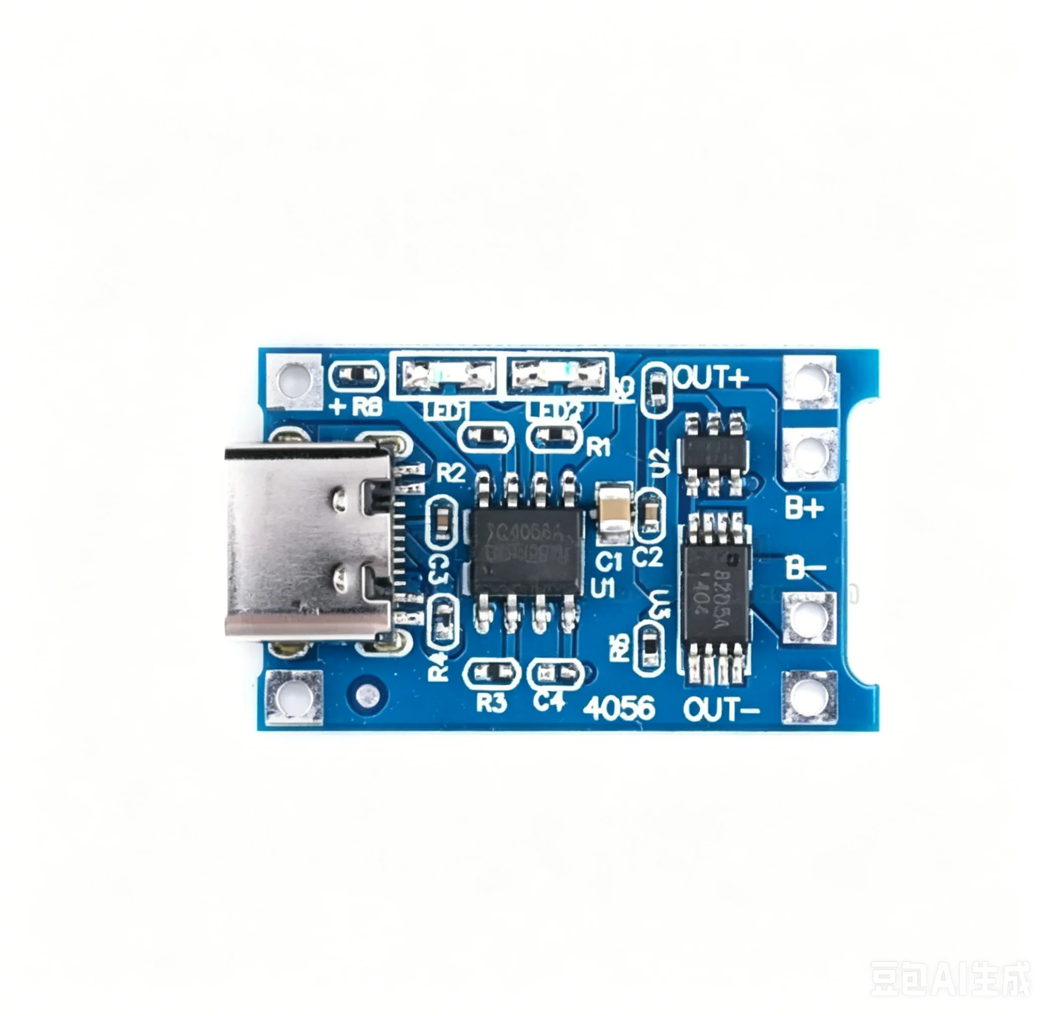 TP4056 1A Lithium Battery Charging Board Module Type-C USB Charge & Protection 2 In 1 Board