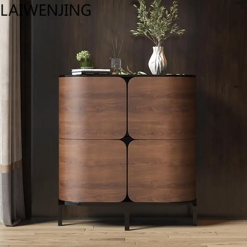 

MJY solid wood dining side living room against the wall household storage entrance dining room high cabinet