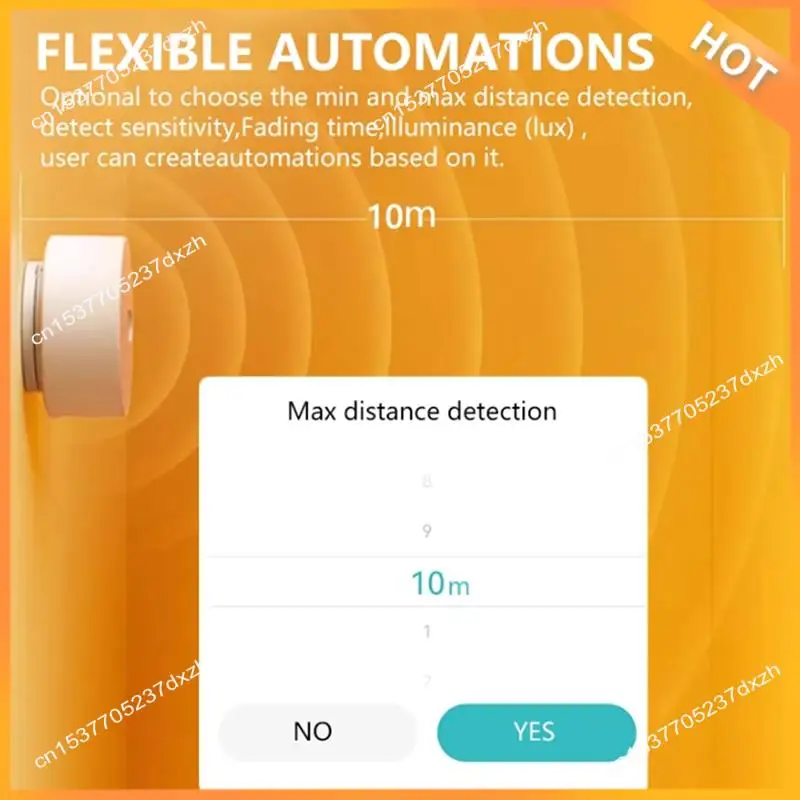 A43M WIFI 인간 존재 센서 감지기 홈 보안을위한 레이더 파동 감지 센서 Tuya 인체 존재 센서