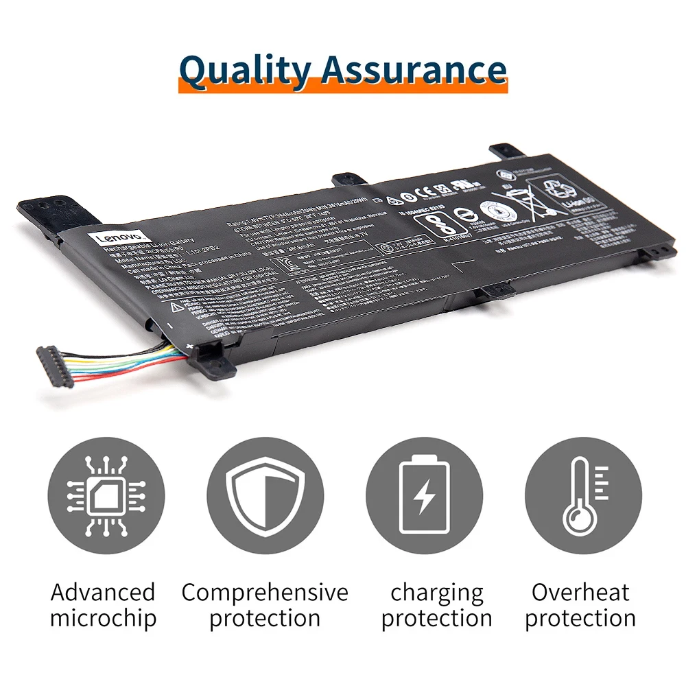 BVBH Nuova batteria L15L2PB2 310-14IKB per Lenovo IdeaPad 310-14ISK IdeaPad 310-14IKB,310-14ISK IdeaPad L15L2PB3, L15M2PB2