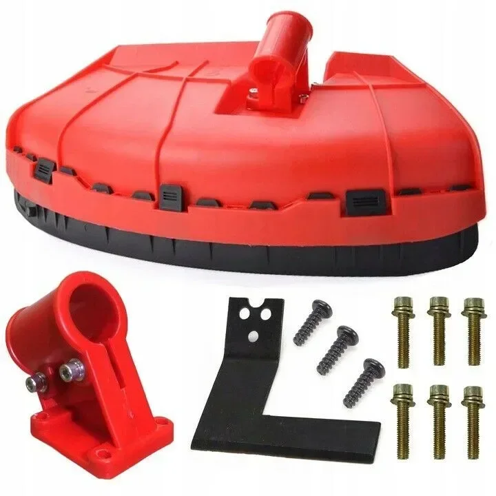 Trimmer Guard Shield 4in1 Brushcutter Guard Clamp Plate Universal Trimmer Brush Cutter Protection Cover Lawn Mower Garden Parts