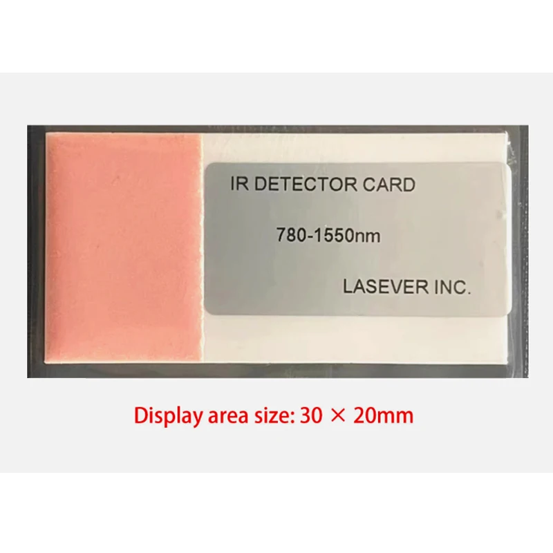 Karta detektora podczerwieni IR z wyświetlaczem laserowym 780nm-1500nm