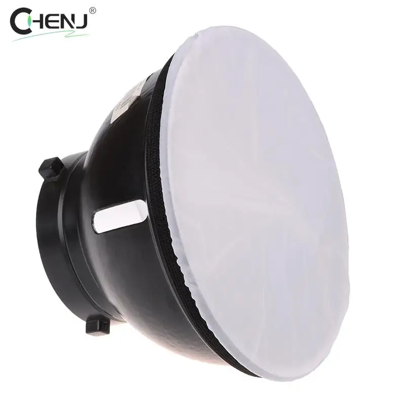 1pcs Photography Light Soft White Diffuser Cloth For Standard Studio Strobe Reflector 18cm Accessories