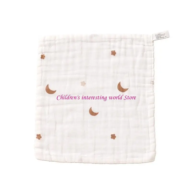 

Baby Bibs 6 Layer Newborn Bibs Cotton Washcloths for Drooling & Feeding Durable 425F