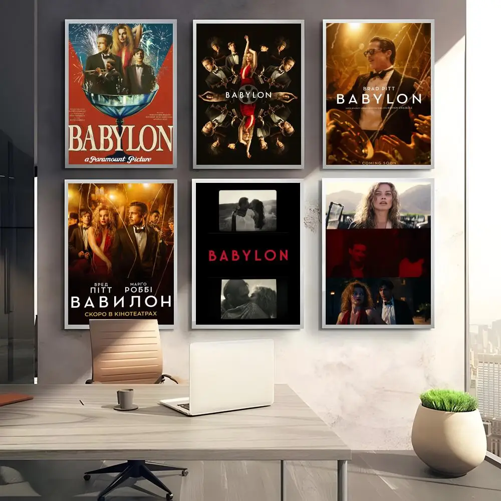 Dynamic Hollywood Epic Movie B-Babylon Poster HD art sticky wall waterproof home bedroom bar aesthetic decoration