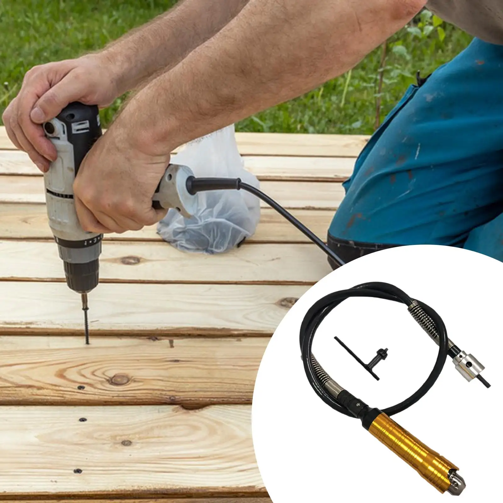 

Гибкий удлинительный кабель-адаптер для гибкого вала