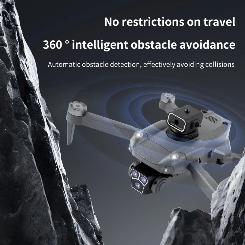 New S181 Drone GPS Brushless 6K HD Dual Camera Intelligent Obstacle Avoidance One Key Return Four Axis Remote Control Dron