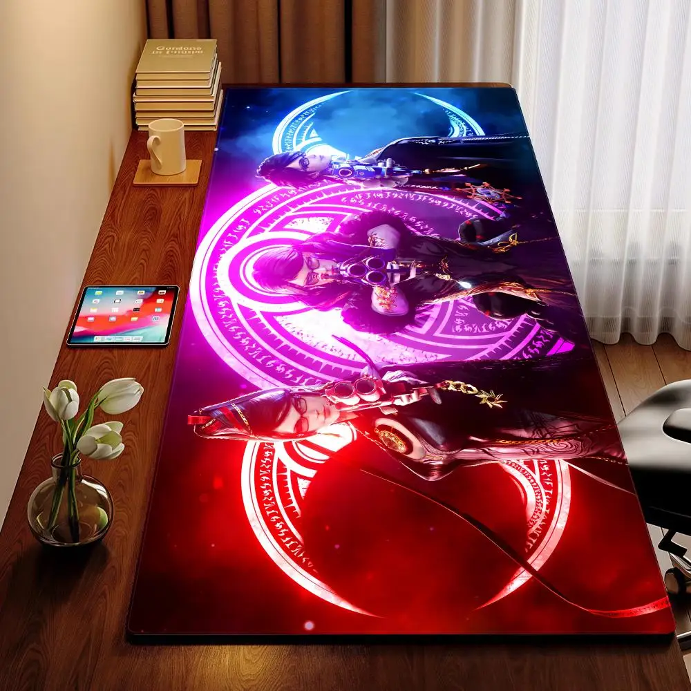 Alfombrilla de ratón de juego B-Bayonetta, accesorios de ordenador XXL, teclado grande, alfombrilla de mesa para ordenador portátil, el nuevo producto, juegos para jugadores